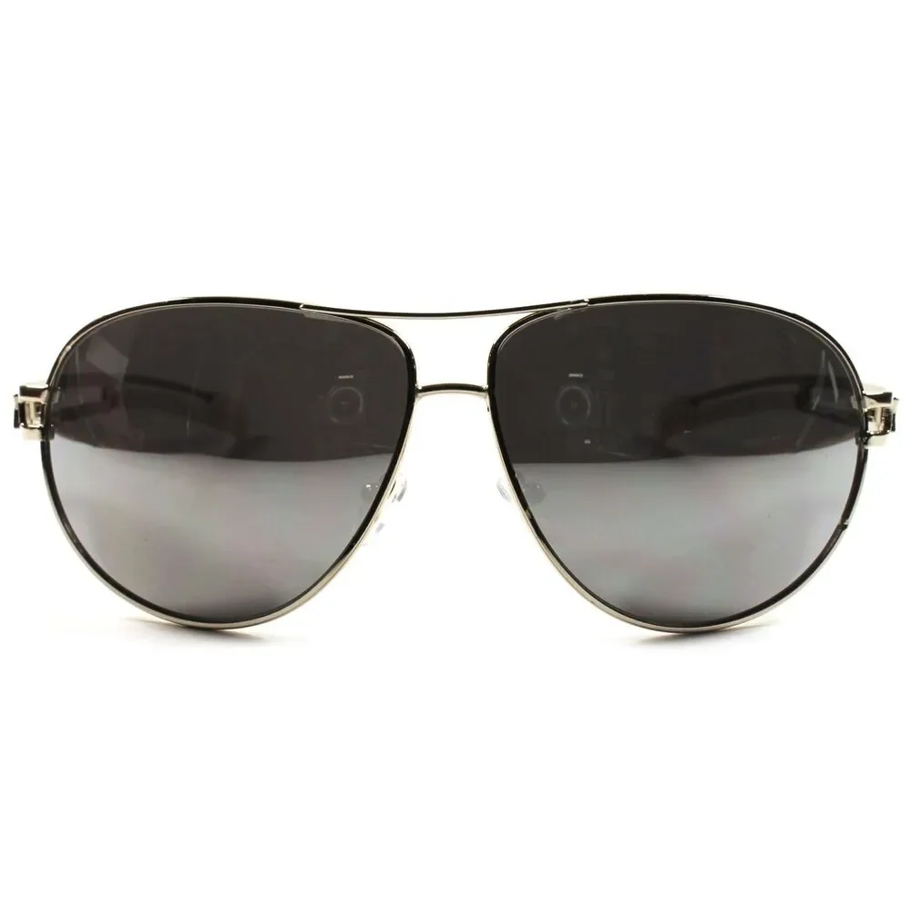 Mirrored Fancy Designer Retro Mens Womens Military Style Oversized Sunglasses